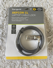 Targus DEFCON CL Combination Laptop Cable Lock 6.5 ft PA410U1 picture