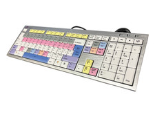 Logic Keyboard LXH-JME7596H Grass Valley Multimedia Keyboard picture
