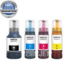 4 Pack Ink Refill Bottle EPS502 for ET-2750 ET-3760 ET-2850 ET-3850 ET-2803 T502 picture