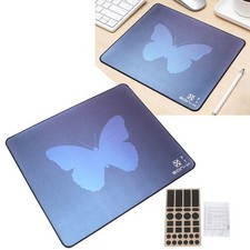 Non-Slip Gaming Mouse Pad 490mm x 420mm Desk Keyboard Mat Blue Purple Gradient picture