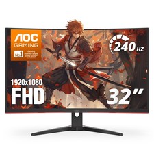 Gaming Monitor 32 Curved 1920x1080 240Hz VA AMD FreeSync AOC C32G2ZE 3-3-1 Full picture