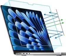 2-Pack Anti Blue Light Matte Screen Protector for MacBook Air 15.3 inch (2026-20 picture