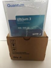 Quantum Ultrium 3 Data Cartridge Set Of 5 New In Box picture