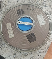 Vintage IBM Data Processing Magnetic Tape Reel General Electric Data Catridge picture