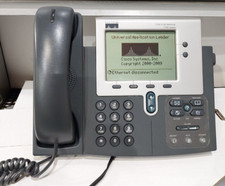 Cisco CP-7940G Unified VoIP IP Phone w/Speakerphone & Handset NO ADAPTER picture