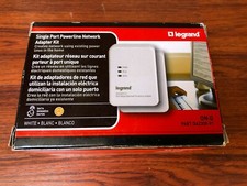 New Legrand / OnQ DA2300V1 Single Port Powerline Network Adaper Kit (2 Adapters) picture