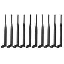 10-Pack Dual Band 2.4GHz 5GHz 6dBi RP-SMA Antenna for WiFi Extender AP picture