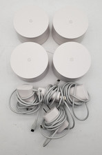 LOT OF 4 | Google Wifi Wireless Routers | Model: AC-1304 | Tested, PSUs included picture