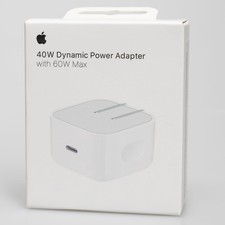 Genuine Apple 40W Dynamic Power Adapter 60W Max MGKN4AM/A A3351 OEM Sealed New picture