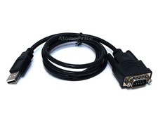 USB to Serial Converter Cable (DB-9M / USB-A Male)  3ft picture