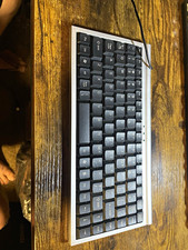 Inland Compact Wired USB Keyboard Plug & Play English QWERTY Black/Silver picture