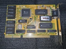 Tseng Labs ET4000AX 16-Bit ISA VGA Vintage PC Graphics Card picture