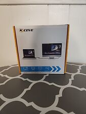 Kceve USB 3.0 KVM Switch HDMI Dual Monitor，USB HDMI Extended Display Switcher  picture