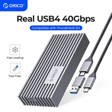 ORICO NVMe M.2 SSD Enclosure USB4 40Gbps PCIe3.0x4 20Gbps 10Gbps M.2 External Ca picture