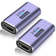 Meliya 2 Pack USB C Coupler, Type C Female to Adapter Extender... picture