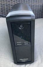 Cyberpower CP1350AVRLCD Intelligent UPS 815W 1350VA 10 Outlets GOOD INCL BATTERY picture