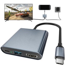 Switch 2 Dock,Portable USB C Docking Station with LAN Model, Black picture