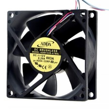 For ADDA AD0812UB-A7BGL S DC 12V 0.26A 4-wire 80x80x25mm Server Cooling Fan picture