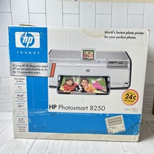 HP Photosmart 8250 Photo Printer Q3470A New Open Box w/ Inks 02XL C/M/Y + Access picture
