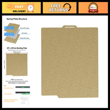 257mm Double-Sided Textured PEI Build Plate for 3D Printers - Strong Adhesion, S picture