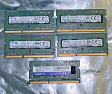 Lot of 5x 4GB PC3L-12800S DDR3 Laptop Memory DIMMs Mixed Brands picture