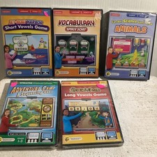 Lakeshore Interactive Educational Games Lot PC/Mac CD Rom Grades 1-3 Lot Sealed picture