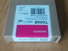 03-2023 GENUINE EPSON T606B MAGENTA 220ml K3 INK STYLUS PRO 4800 picture