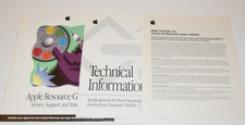 vintage 90s Apple Resource Guide Tech Info Power Mac 914-1216-A 030-6499-A 1994 picture