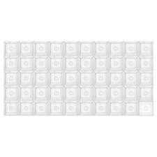 50 Pcs PBT Keycap Set DSA Mechanical Numeric Keypads, Translucent White picture