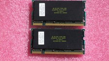 Lot 2x Elpida 512MB DDR PC2100 266MHz SODIMM HB54R5128KN-B75B 200-Pin (0181) picture