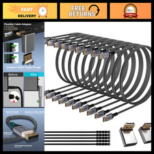 High-Speed 8K DisplayPort 1.4 Cable 6FT, 32.4Gbps, HBR3, HDR, Braided DP Cord + picture