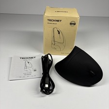TECKNET TK-MS007 Ergonomic Wireless Mouse Black *USB Receiver Missing* picture