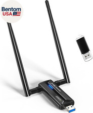 USB 3.0 Wifi 6E Adapter for PC, AXE3000, Mt7921Au, 802.11Ax, Tri-Band 6Ghz/5Ghz/ picture