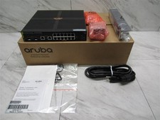 New Open Box HP Aruba 6000 12-Port Gigabit PoE Network Switch R8N89A picture