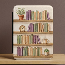 Bookshelf Kindle Case Paperwhite & Colorsoft 7 Inch - Book Lover E-Reader Cover picture