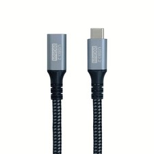 2PACK 2m (6.56Ft) USB 3.2 Gen2 20Gbps  USB Type-C Extension Cable Fast Charging picture