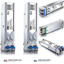 HFiber 1.25G Single Mode SFP LC Module, 1000Base-LX/LH Fiber Transceiver for... picture