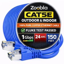 Cat5e UTP Ethernet Patch Cable, 100% Pure Copper LAN Cable, RJ-45 Connectors, 10 picture
