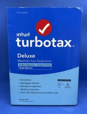 TurboTax Deluxe Fed & State Software 2020 NEW 2020 Tax Year picture