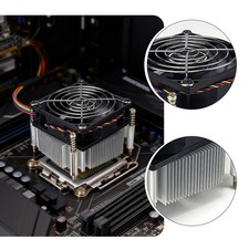 80MM CPU Air Cooler 4PIN PWM Cooling PC Radiator Fan for Intel 2011 X79 X99 CPgh picture
