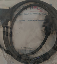 L-Com CSMNB9MF-5 Deluxe Molded D-Sub Cable DB9 Male Female 5ft Serial RS232 picture