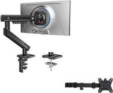 Flowlift™ Pro Monitor Arm and  Universal Full Motion Pole Mount Monitor Arm picture