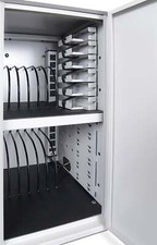 Luxor LLTMWV12-G 12-Tablet / Chromebook Vertical Wall / Desk Charging Box picture