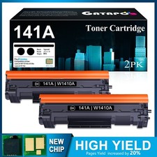 141A Black Toner for HP LaserJet MFP M140w M110w W1410A Replacement, 2PK picture