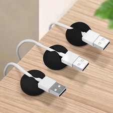 1Pc Self Adhesive Cable Clips Wire Cord Holder Desk Cable Organizer USB Charger picture