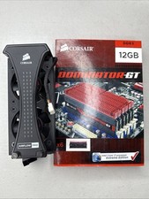 CORSAIR DOMINATOR GT 12GB 6xx 2GB DDR3 1866 Corsair Airflow Pro Fan Cooling 2gh picture