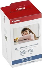 Canon KP-108IN Compatible Color Ink Paper Set for Selphy CP1300/CP1200 - Lot picture