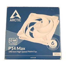 ARCTIC P14 Max 140mm PWM White PC Fluid Dynamic Bearing 2800RPM 94CFM - White picture
