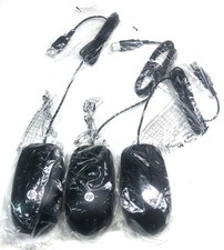 3 Pack Lot Genuine OEM HP USB Wired 2 Button Scroll Optical Mouse 672652-001 picture