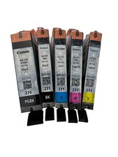 5 packs GENUINE Canon PGI-270 CLI-271 (NO Setup) Ink Cartridges picture